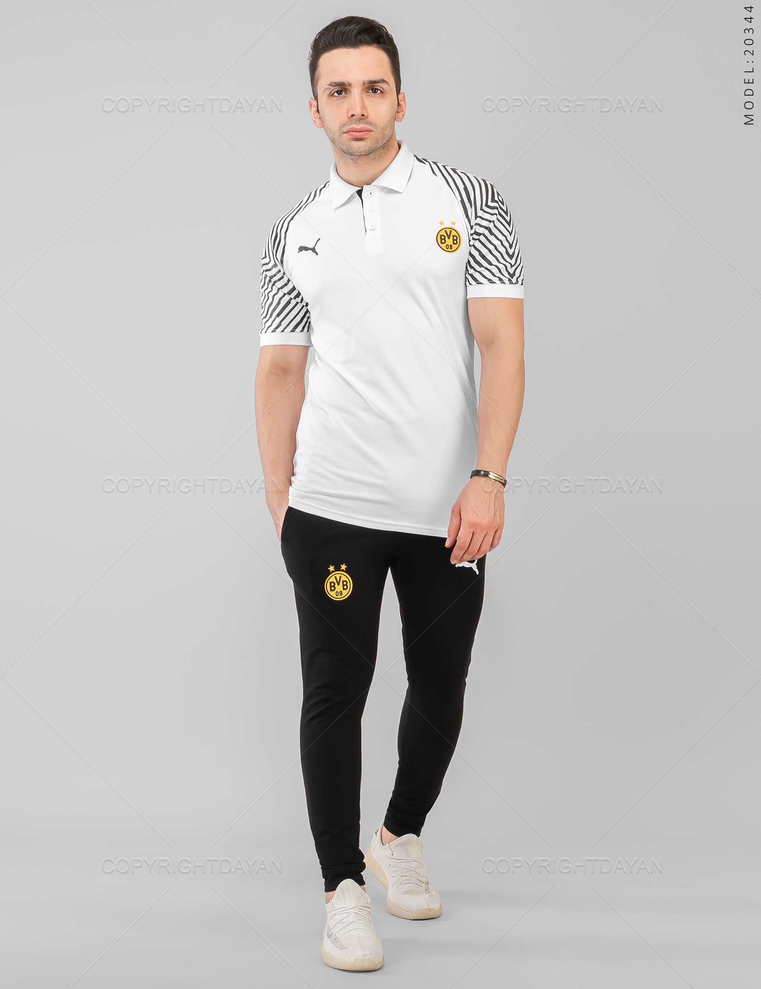 ست پولوشرت شلوار مردانه Puma مدل 20344