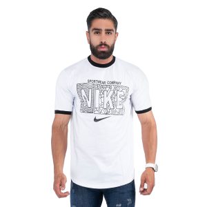 تیشرت مردانه چاپی یقه گرد Nike مدل 38606