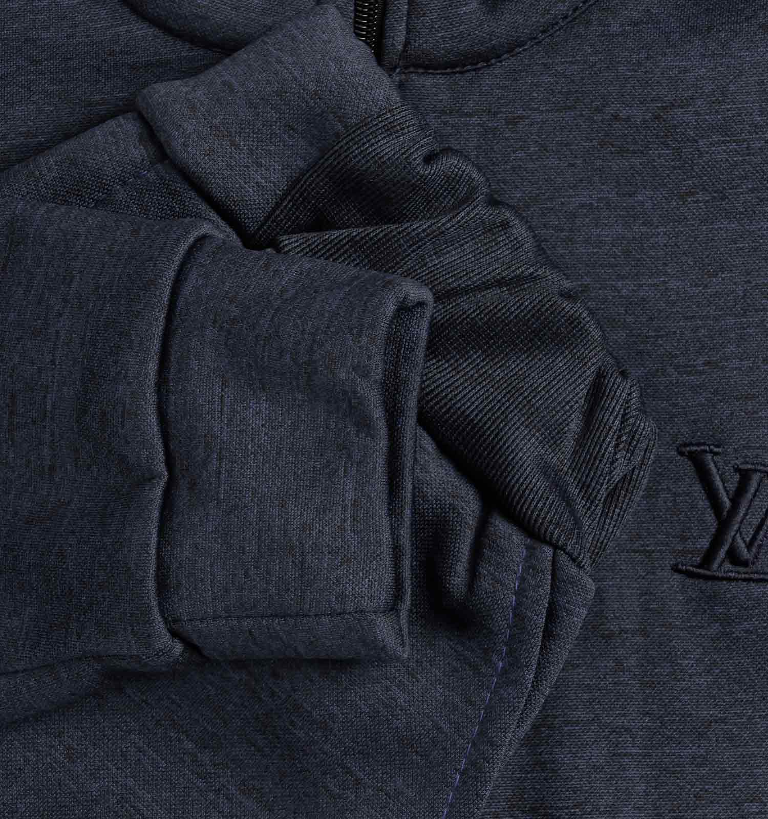 ست سویشرت شلوار مردانه آستین بلند سرمه ای Louis Vuitton مدل 42337