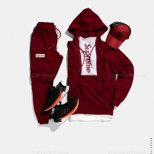 ست سویشرت شلوار مردانه Supreme مدل 22516