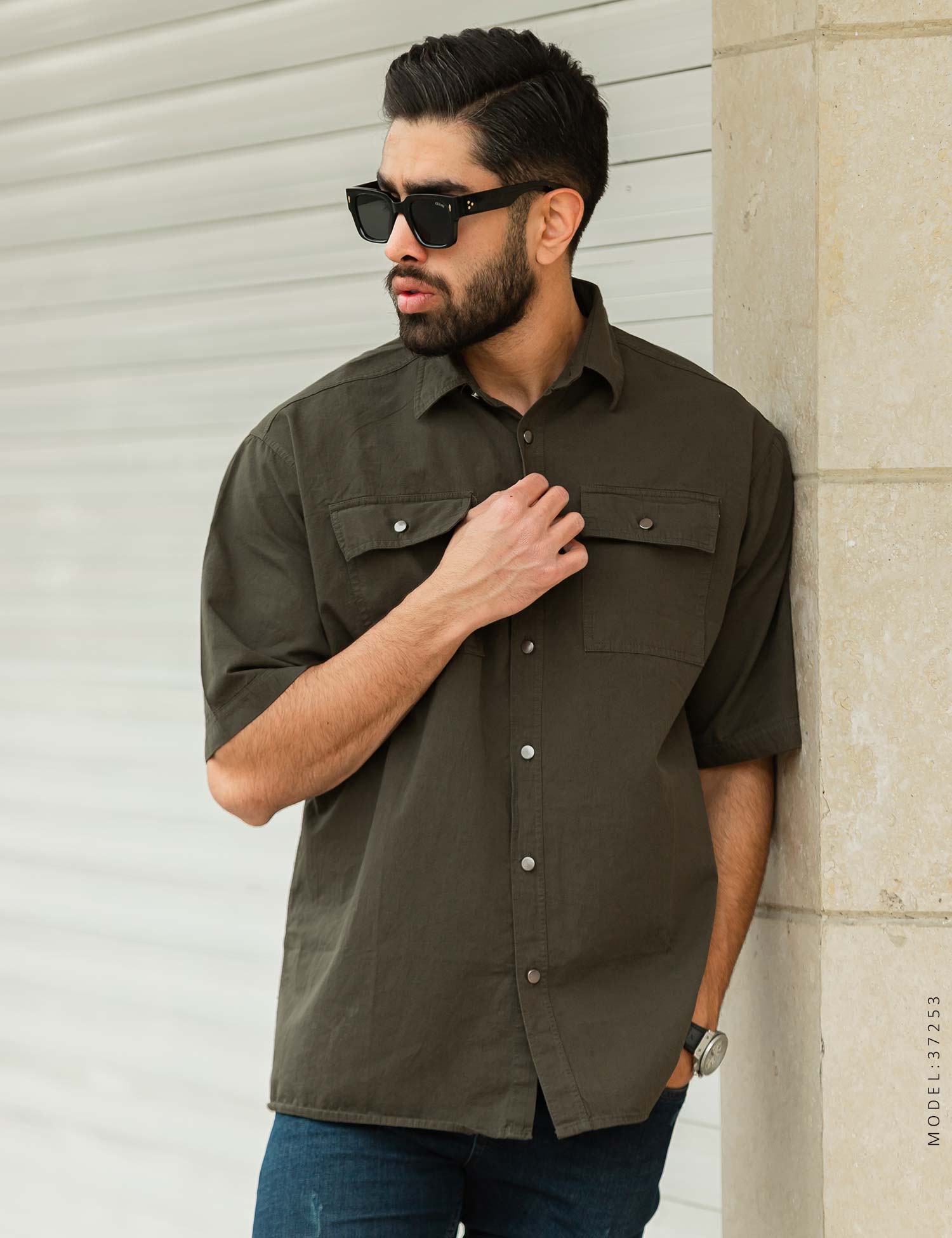 پیراهن مردانه کتان Maran مدل 37253