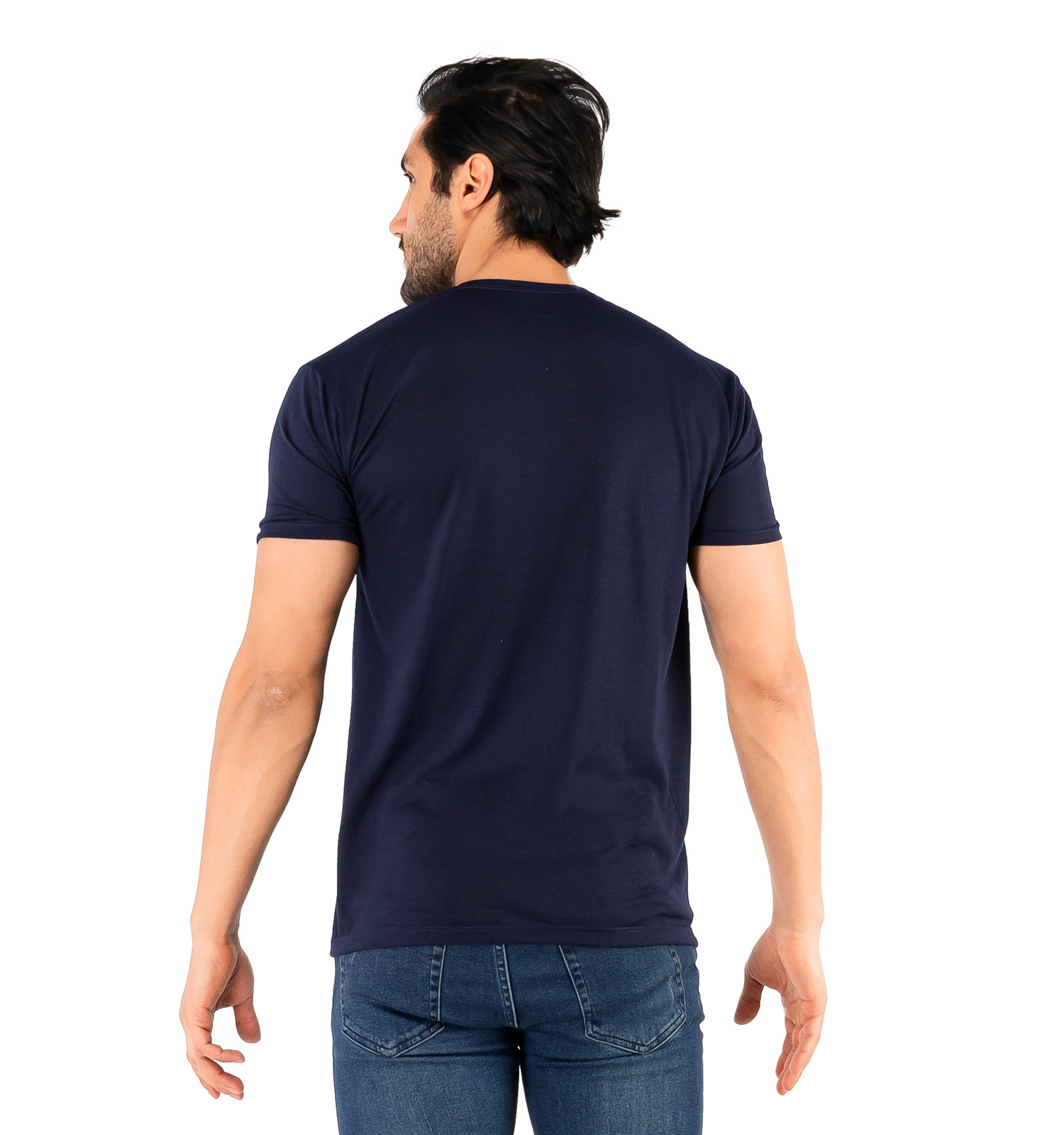 تیشرت یقه گرد مردانه ساده مدل 44101