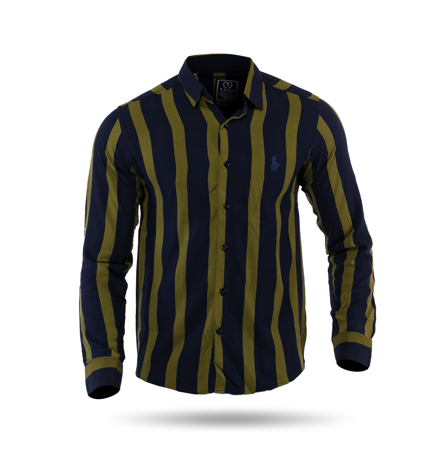 پیراهن مردانه راه راه Polo مدل 36824