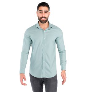 پیراهن اسپرت مردانه آستین بلند ساده مدل 42452