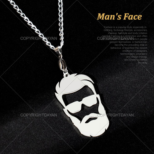 گردنبند مردانه Man ‘ s Face