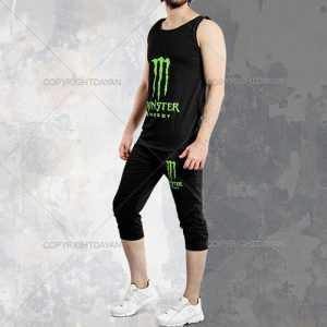 ست رکابی شلوارک Monster مدل Shenton