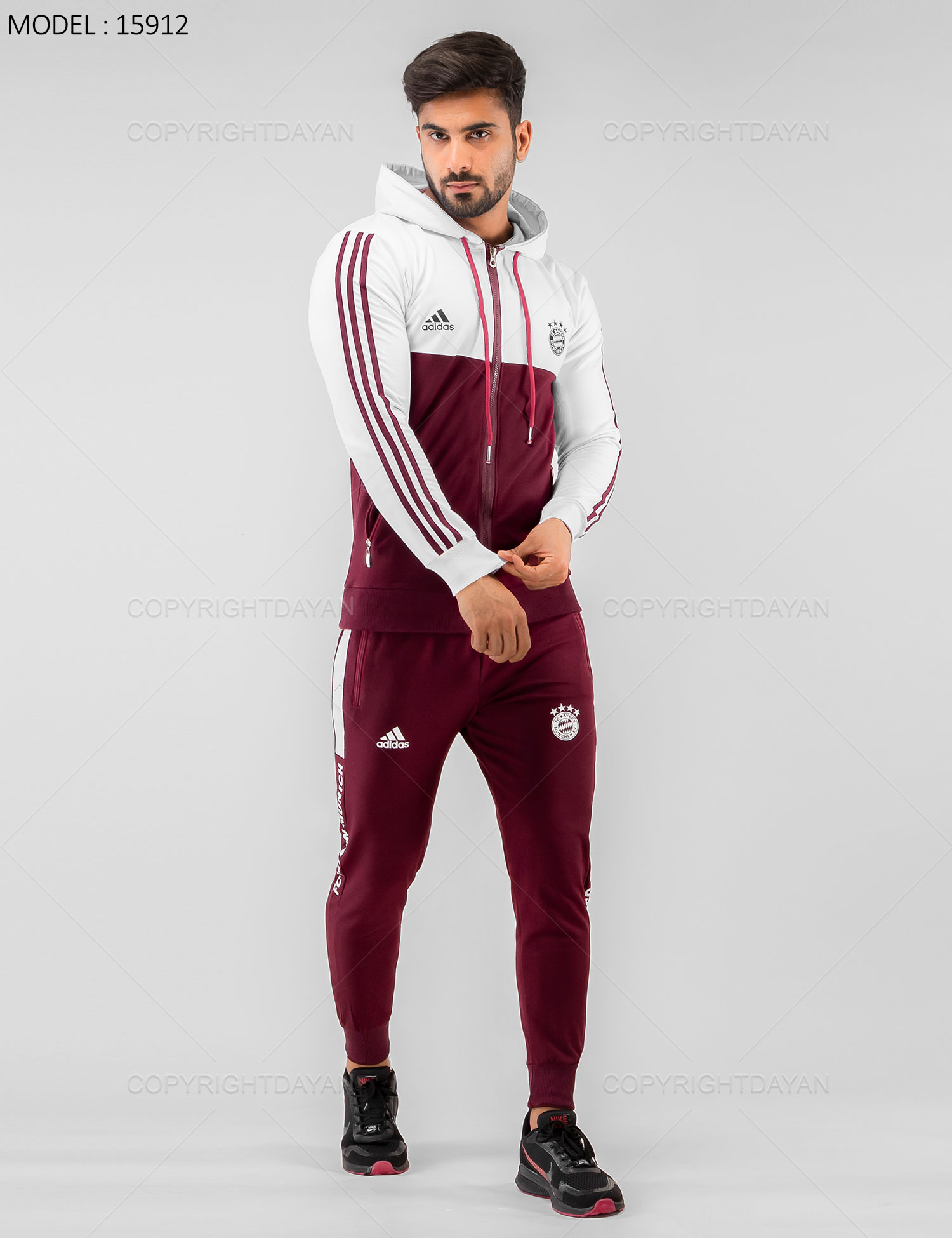 ست سویشرت شلوار مردانه Adidas مدل 15912