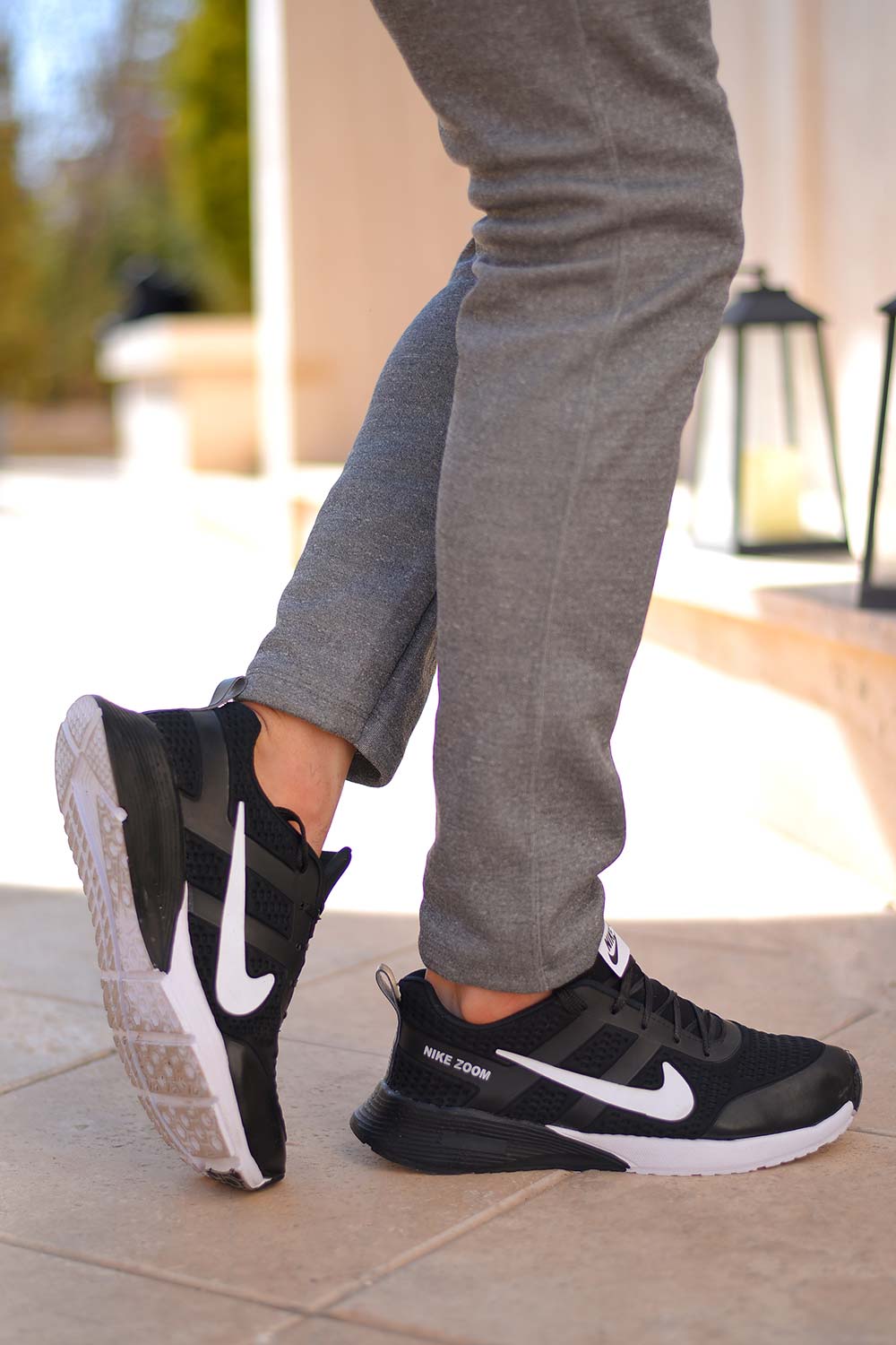 کفش مردانه Nike مدل Bent مشکی سفید