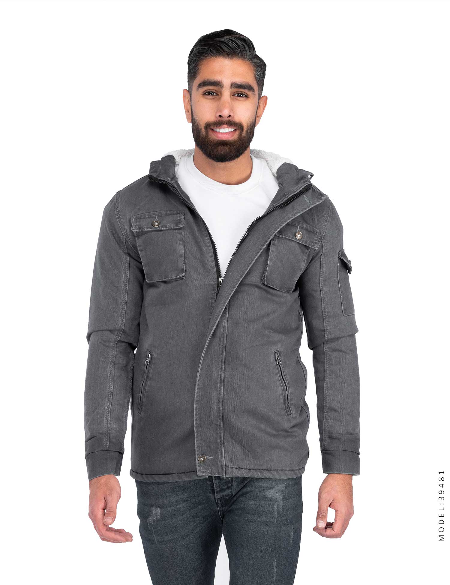 کاپشن کتان مردانه Rayan مدل 39481