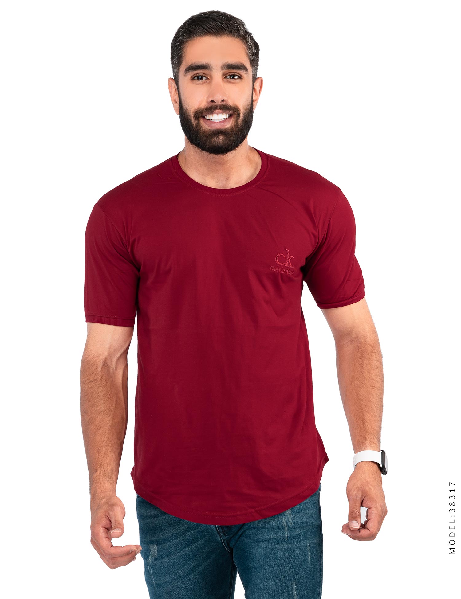 تیشرت مردانه یقه گرد Calvin Klein مدل 38317