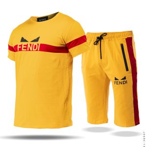 ست تیشرت شلوارک مردانه Fendi مدل 36947