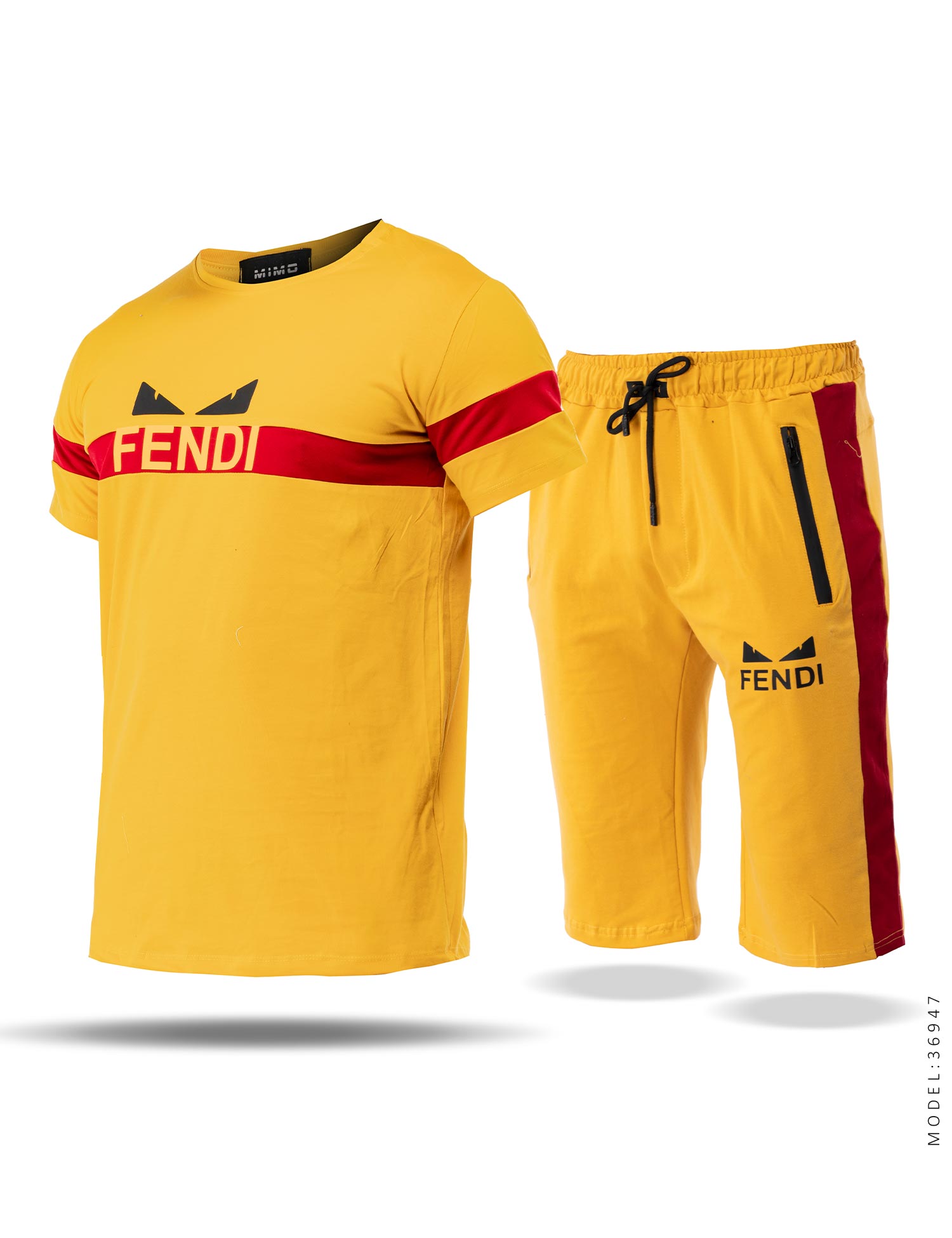 ست تیشرت شلوارک مردانه Fendi مدل 36947