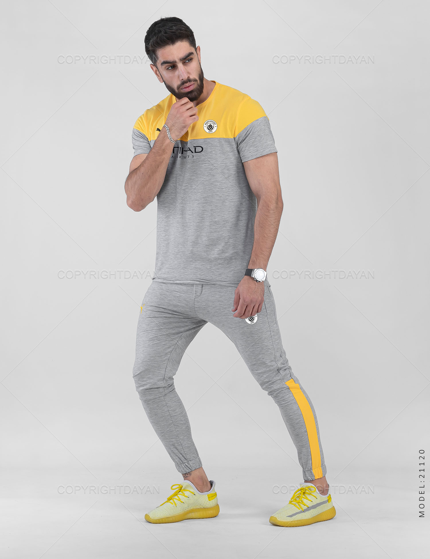 ست تیشرت شلوار مردانه Puma مدل 21103