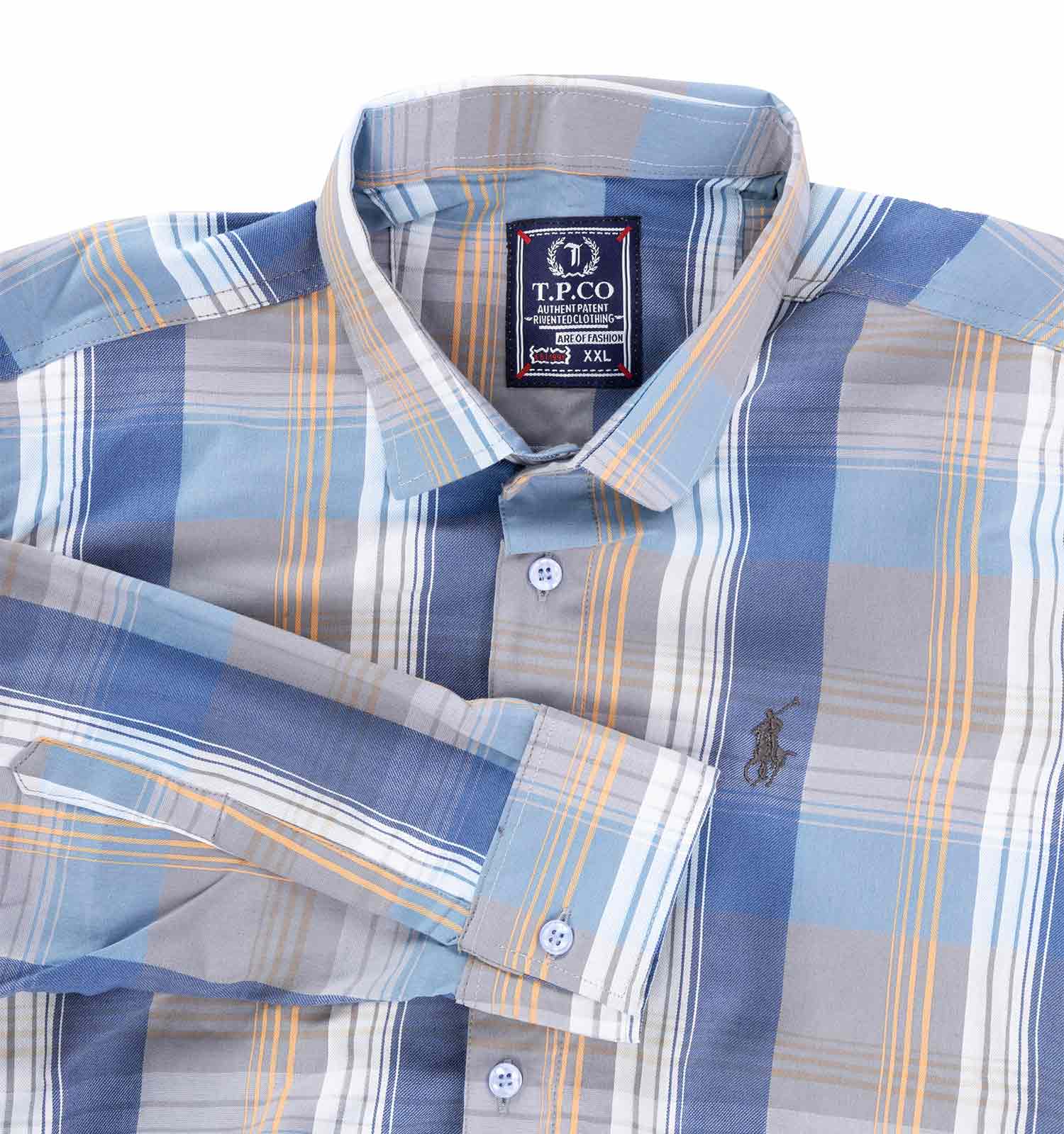 پیراهن چهارخانه مردانه Polo مدل 35267