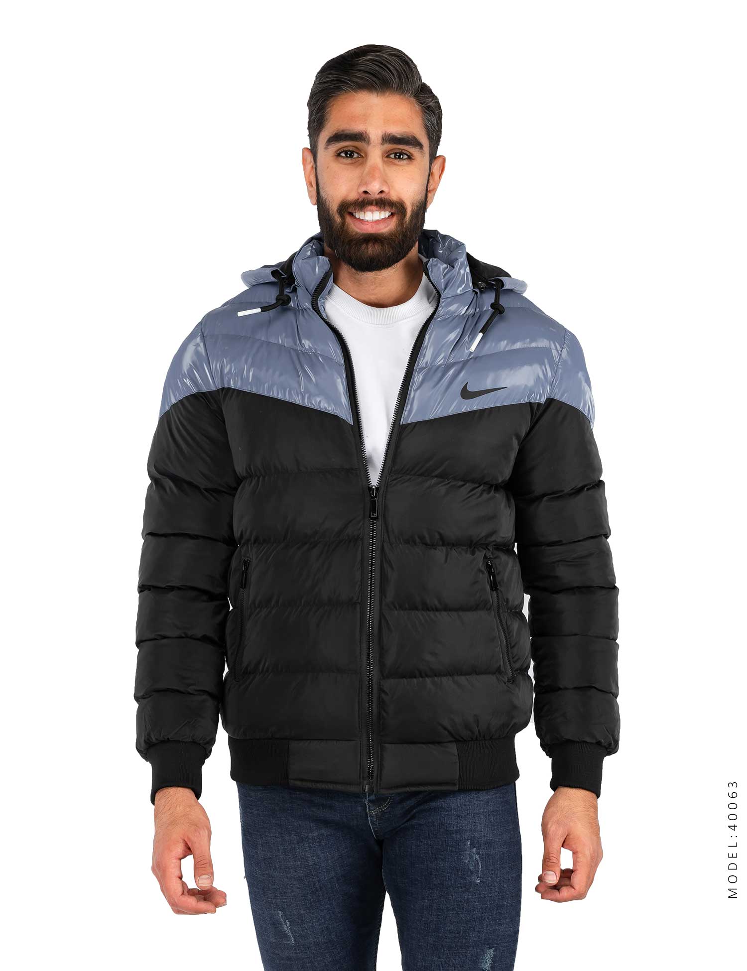 کاپشن مموری مردانه بادی Nike مدل 40063