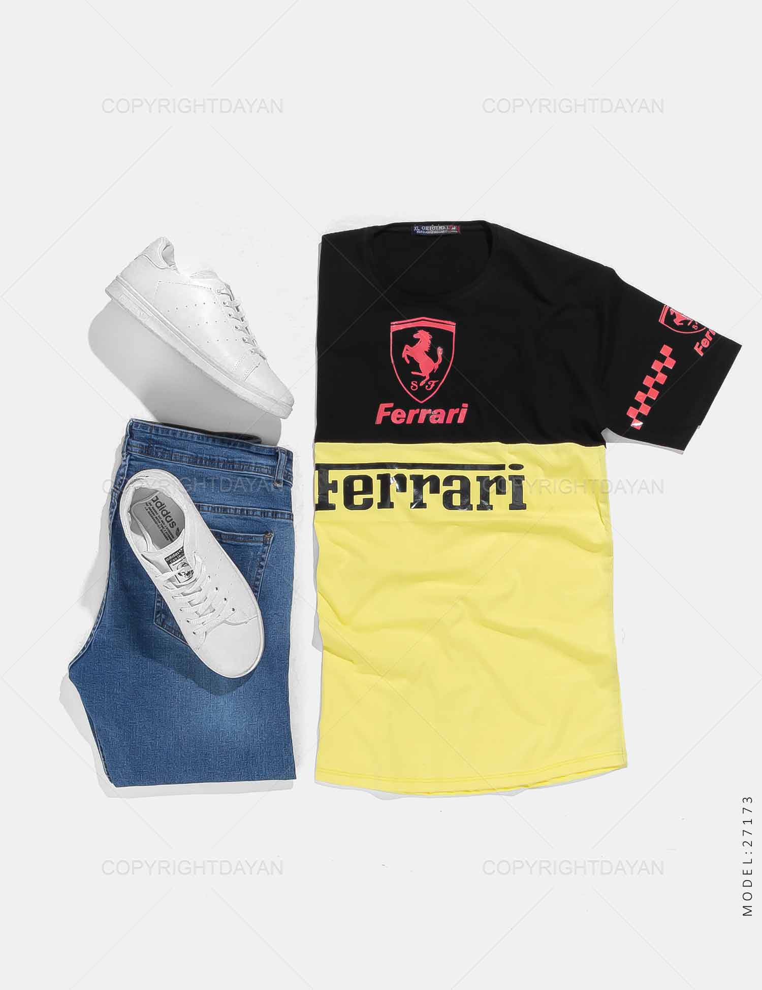 تیشرت مردانه Ferrari مدل 27173