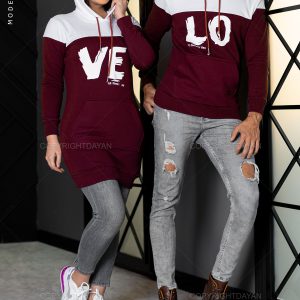 ست دونفره سویشرت Love مدل 16230