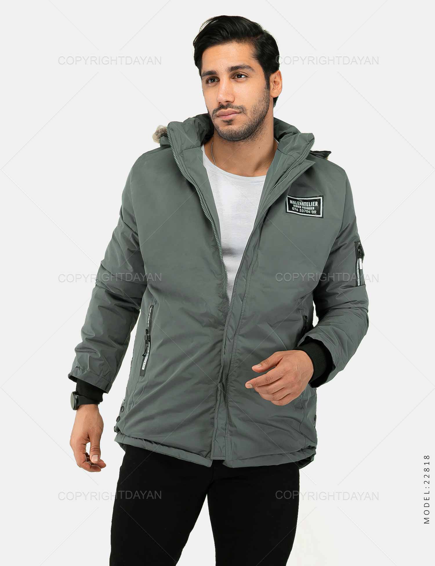 کاپشن مردانه Alvin مدل 22818