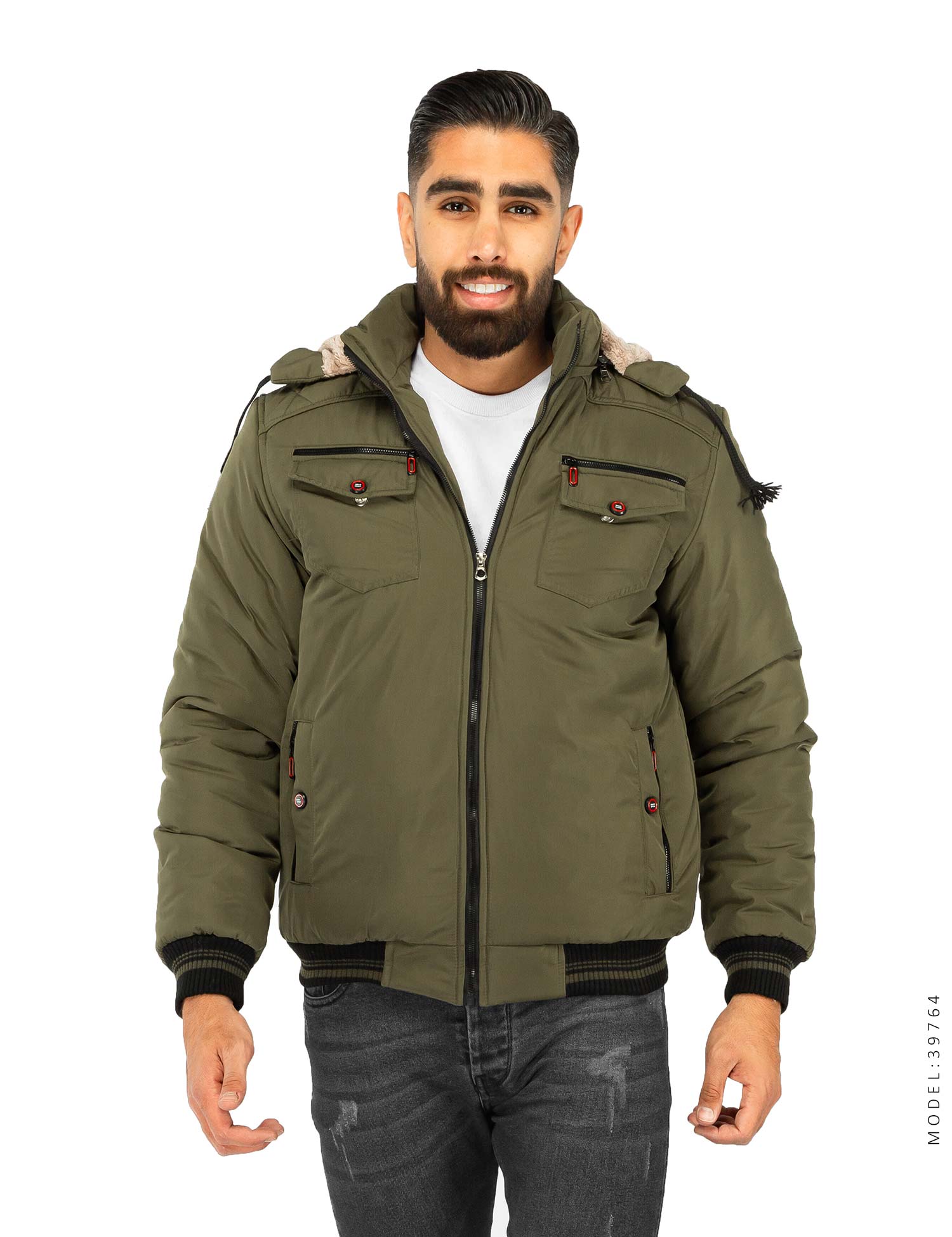 کاپشن مردانه Enzo مدل 39764