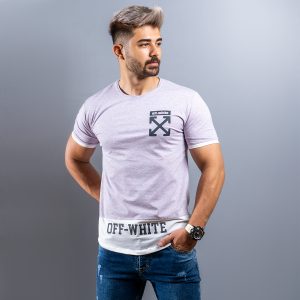 تیشرت Off-White مردانه یاسی مدل Clold T