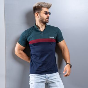 تیشرت Esprit مردانه سبز سرمه ای مدل Sonada