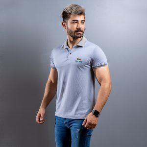 تیشرت Lacoste مردانه طوسی مدل Casio