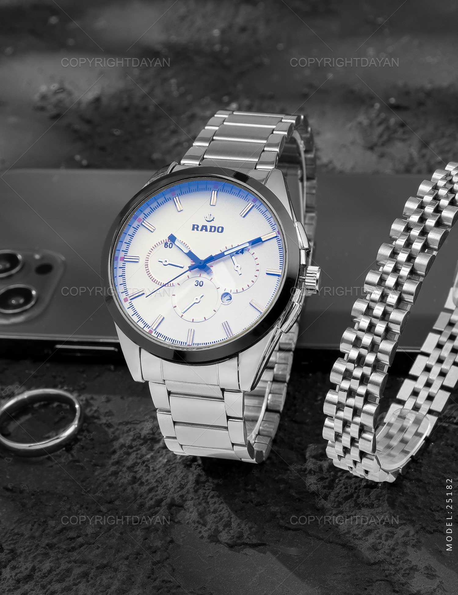 ساعت مچی عقربه ای مردانه Rado مدل 25182