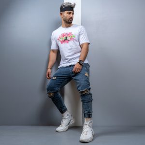 تیشرت Jordan مردانه سفید مدل SAMSEN