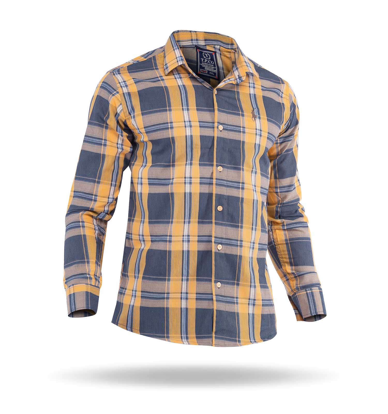 پیراهن چهارخانه مردانه Polo مدل 35261