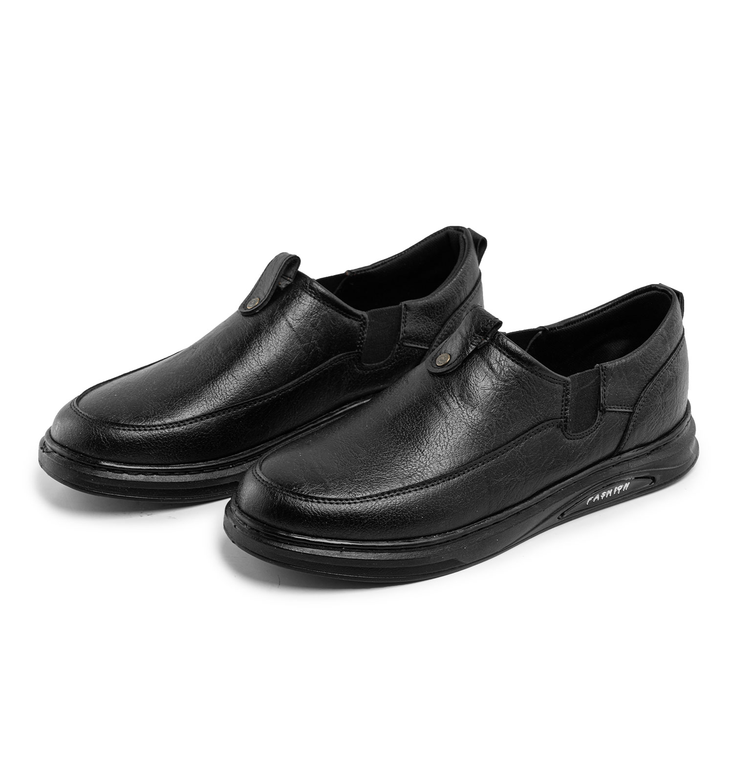 کفش روزمره مردانه Fashion چرم مصنوعی مشکی مدل 41466