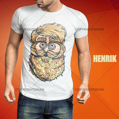 تیشرت طرحدار Henrik