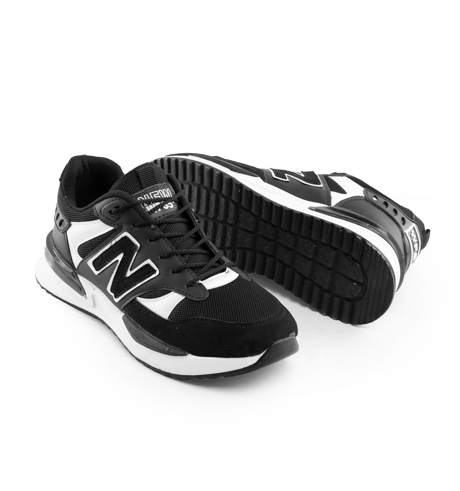 کفش اسپرت New Balance مردانه مشکی بندی مدل 42856