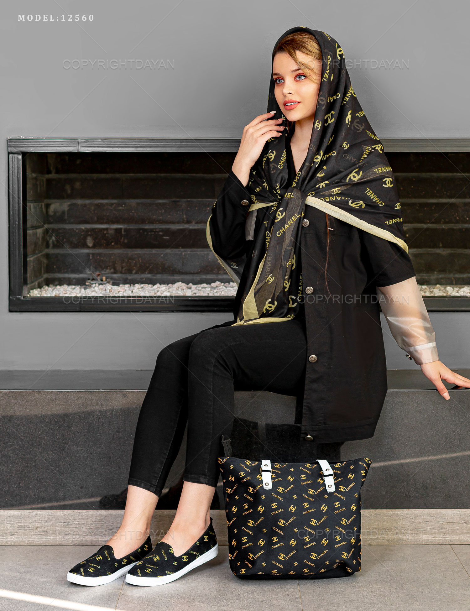 ست سه تیکه زنانه Chanel مدل 12560