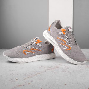 کفش saucony مردانه طوسی نارنجی مدل Delon T