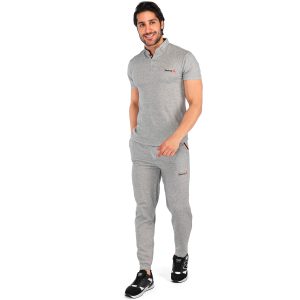ست تیشرت شلوار مردانه Reebok ساده طوسی مدل 42892