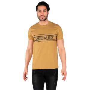 تیشرت Chiristian Dior یقه گرد مردانه ساده مدل 43725