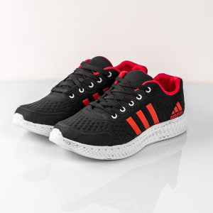 کفش ورزشی Adidas مردانه مشکی قرمز مدل Sisam T