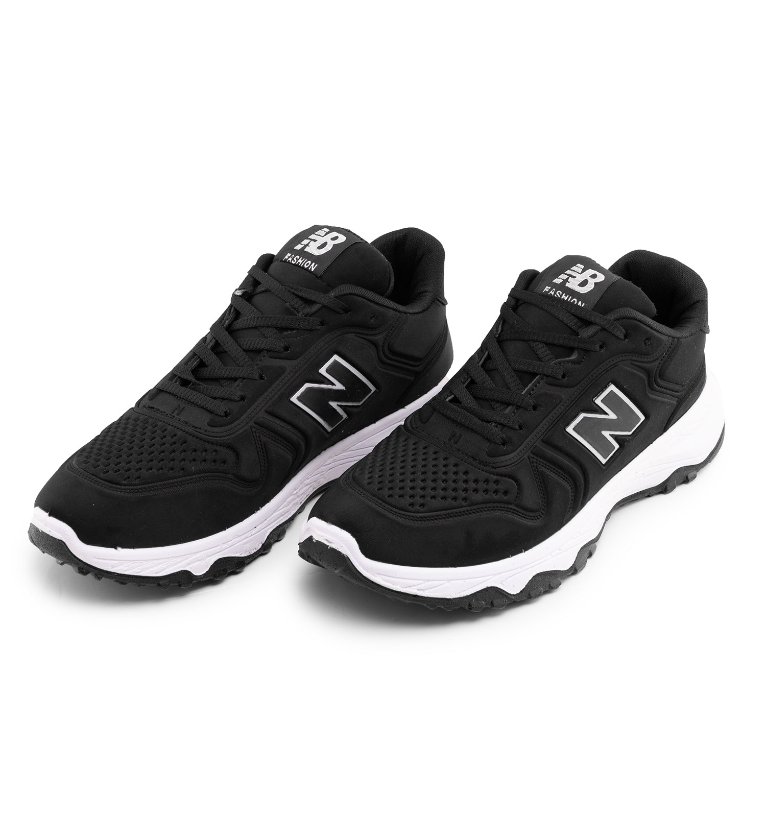 کفش ورزشی New Balance مردانه مشکی بندی مدل 45602