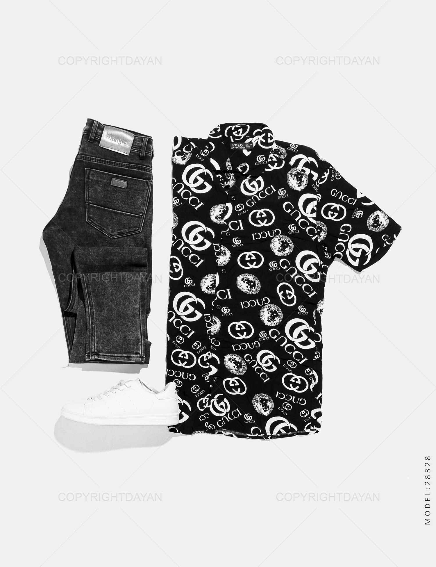 پیراهن مردانه Gucci مدل 28328