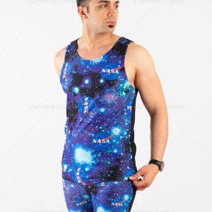 ست رکابی شلوارک مردانه Nasa مدل 14105