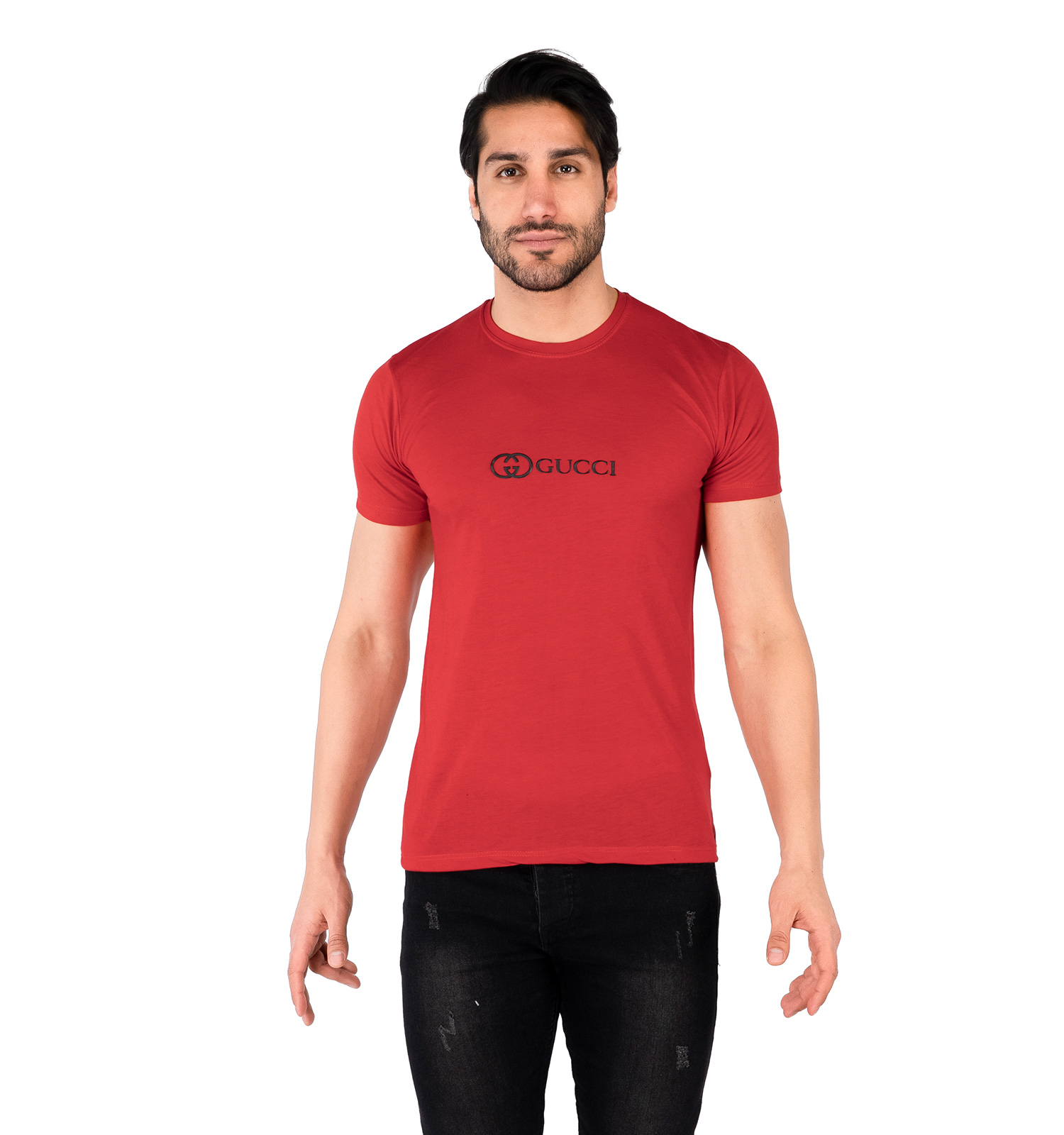 تیشرت Gucci یقه گرد مردانه ساده مدل 43753