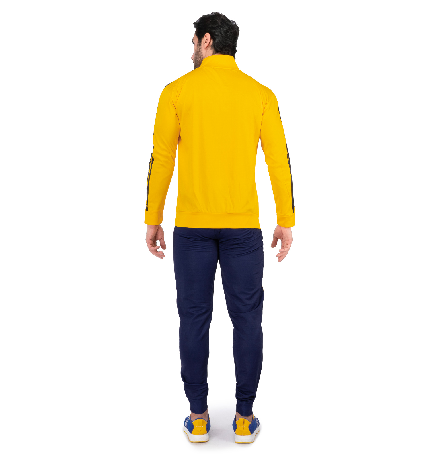 ست سویشرت شلوار مردانه آستین بلند Adidas ساده یقه ایستاده مدل 41232