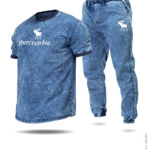 ست تیشرت شلوار اسپرت لی Abercrombie & Fitch مدل 38587