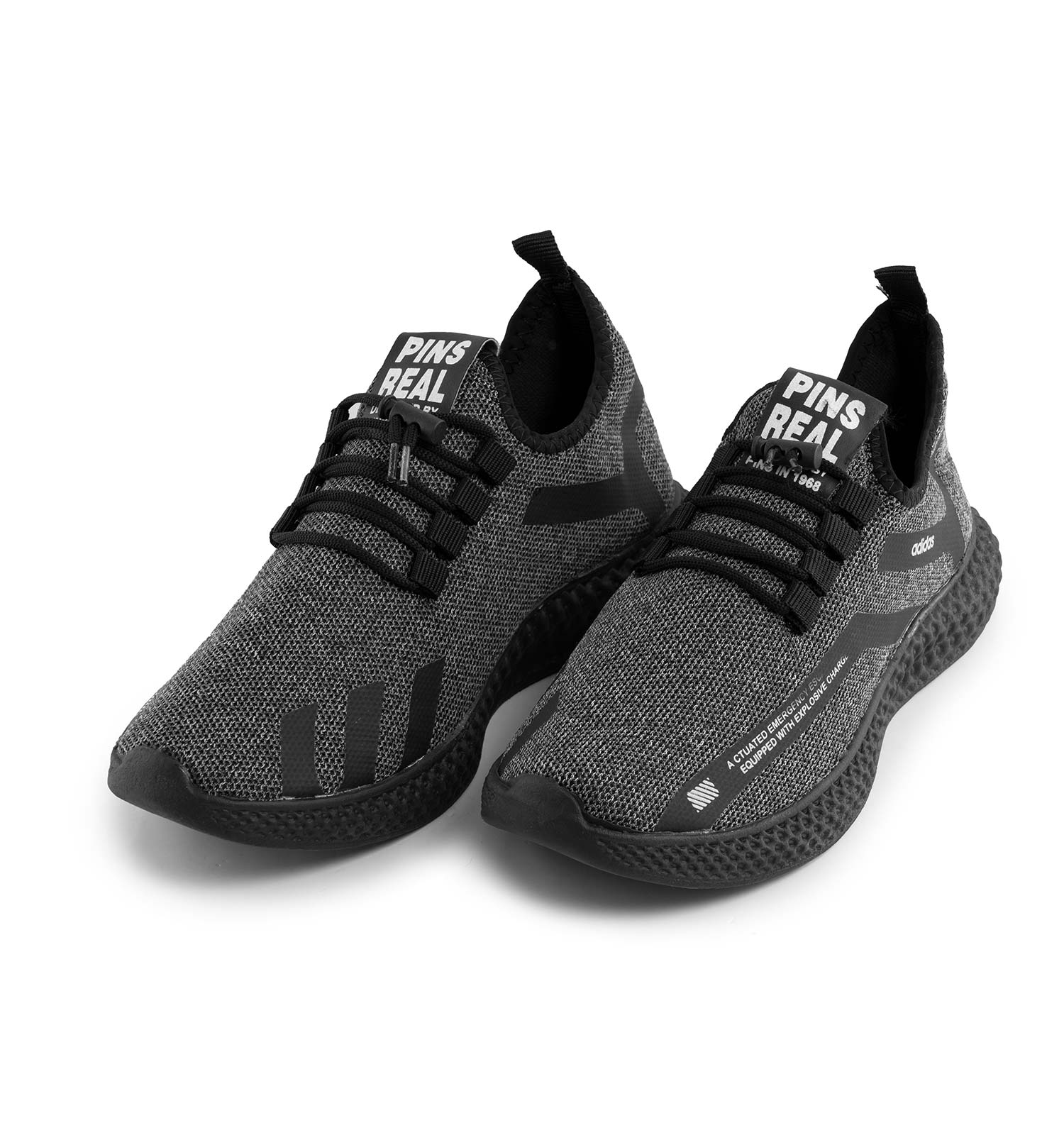 کفش اسپرت Adidas مردانه مشکی بندی مدل 42702