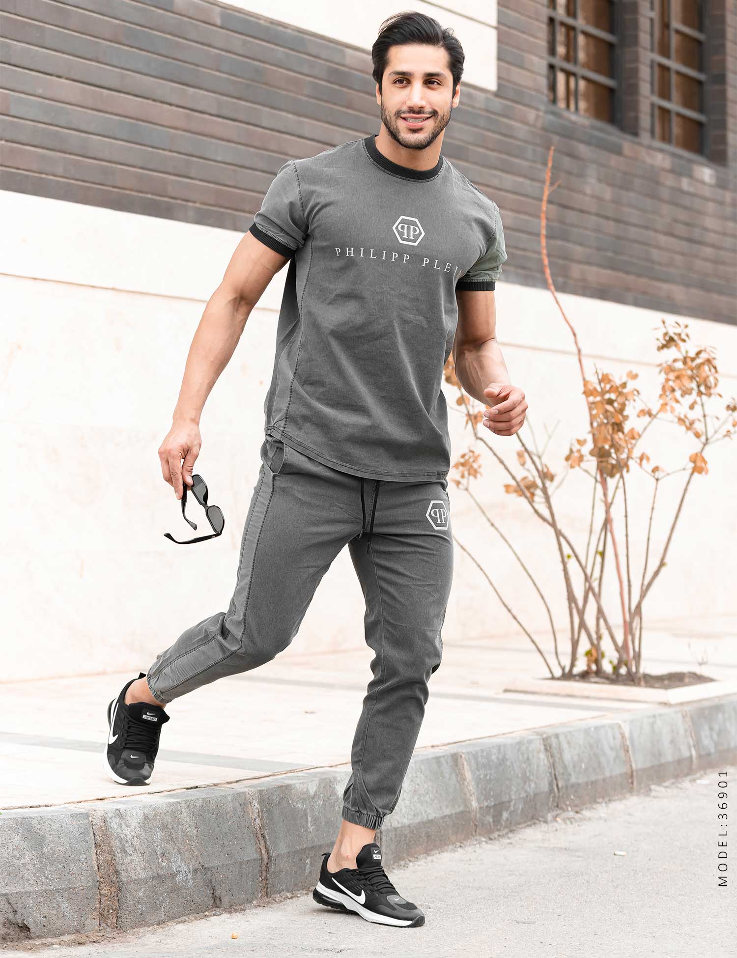 ست تیشرت شلوار اسپرت Philipp plein مدل 36901