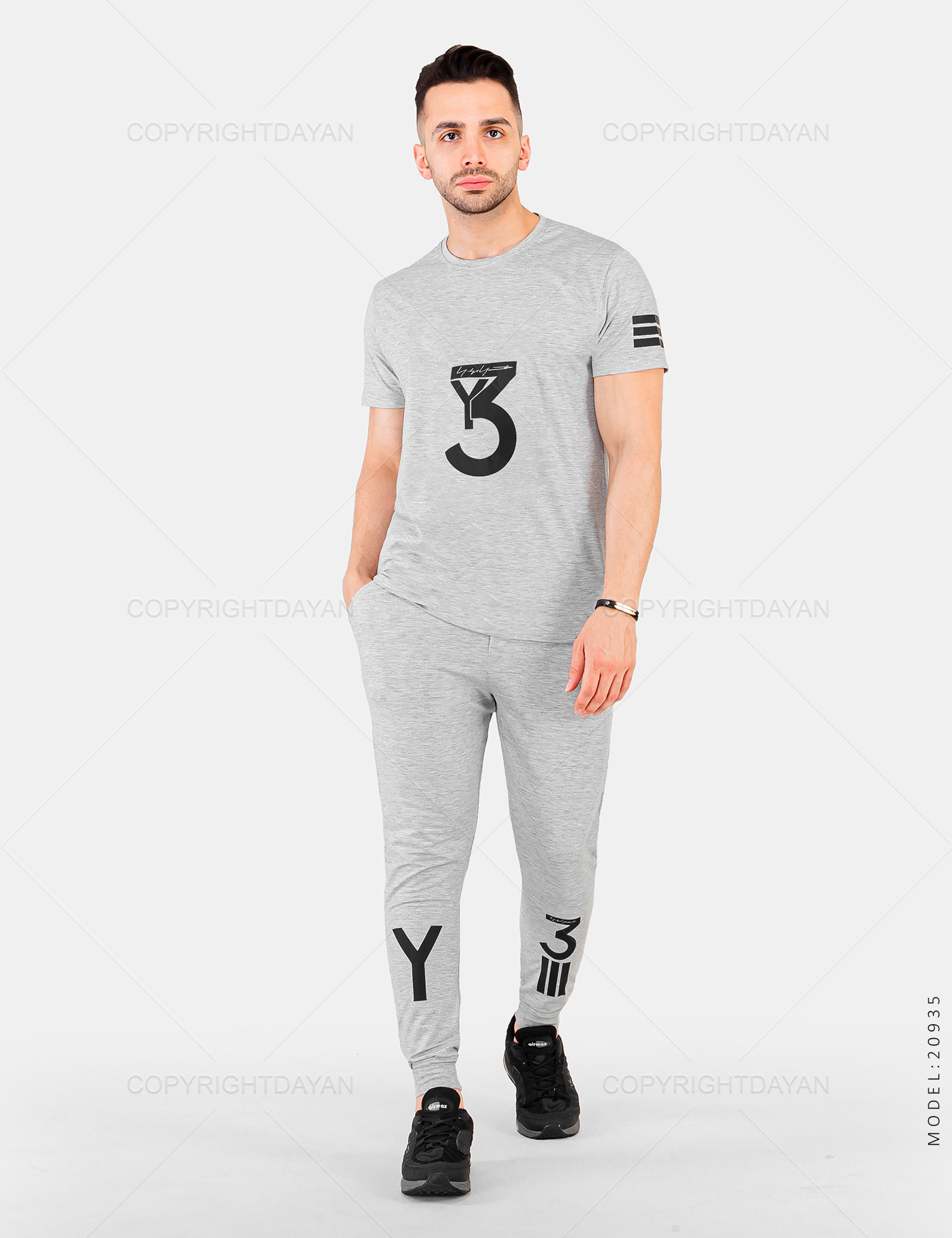 ست تیشرت شلوار مردانه Adidas مدل 20935