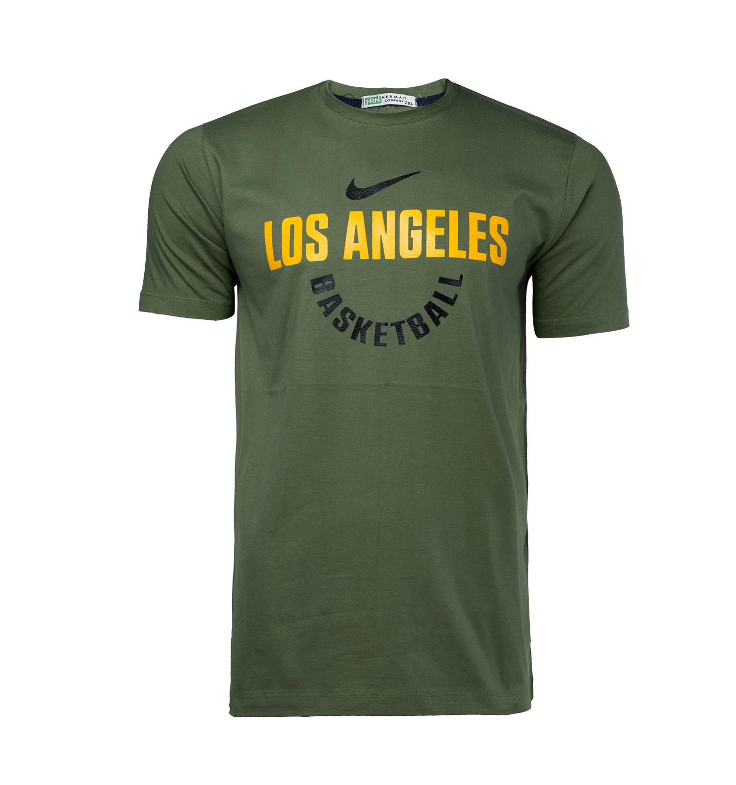 تیشرت Nike یقه گرد مردانه پنبه طرحدار مدل 45206