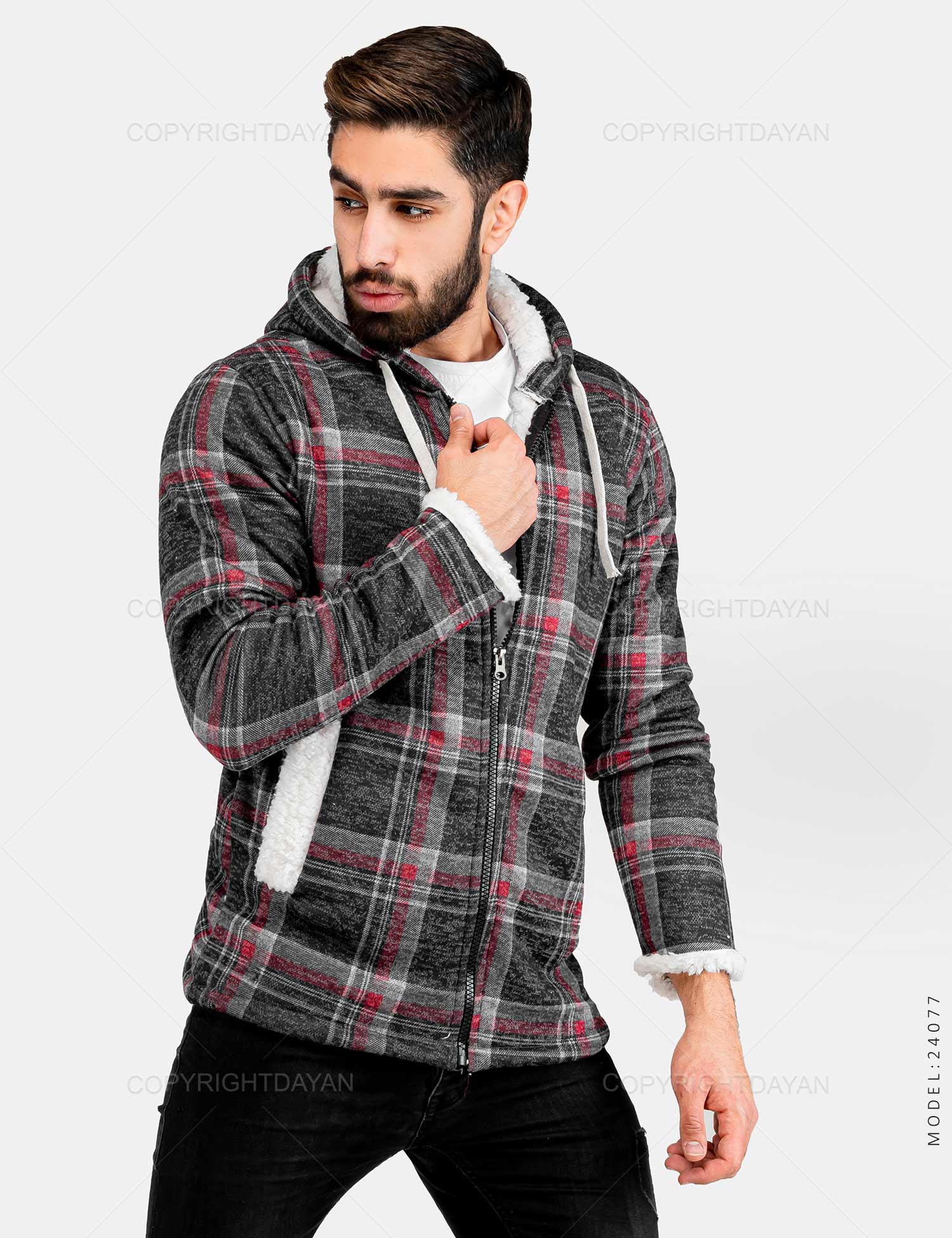 کاپشن مردانه Nika مدل 24077