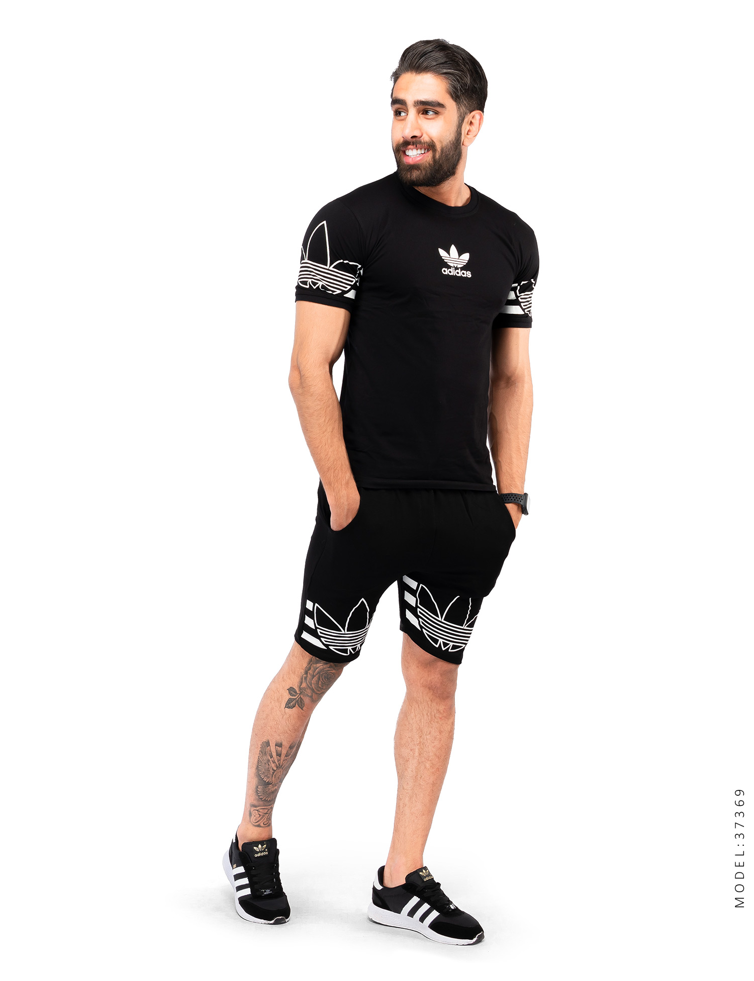 ست تیشرت شلوارک مردانه Adidas مدل 37369