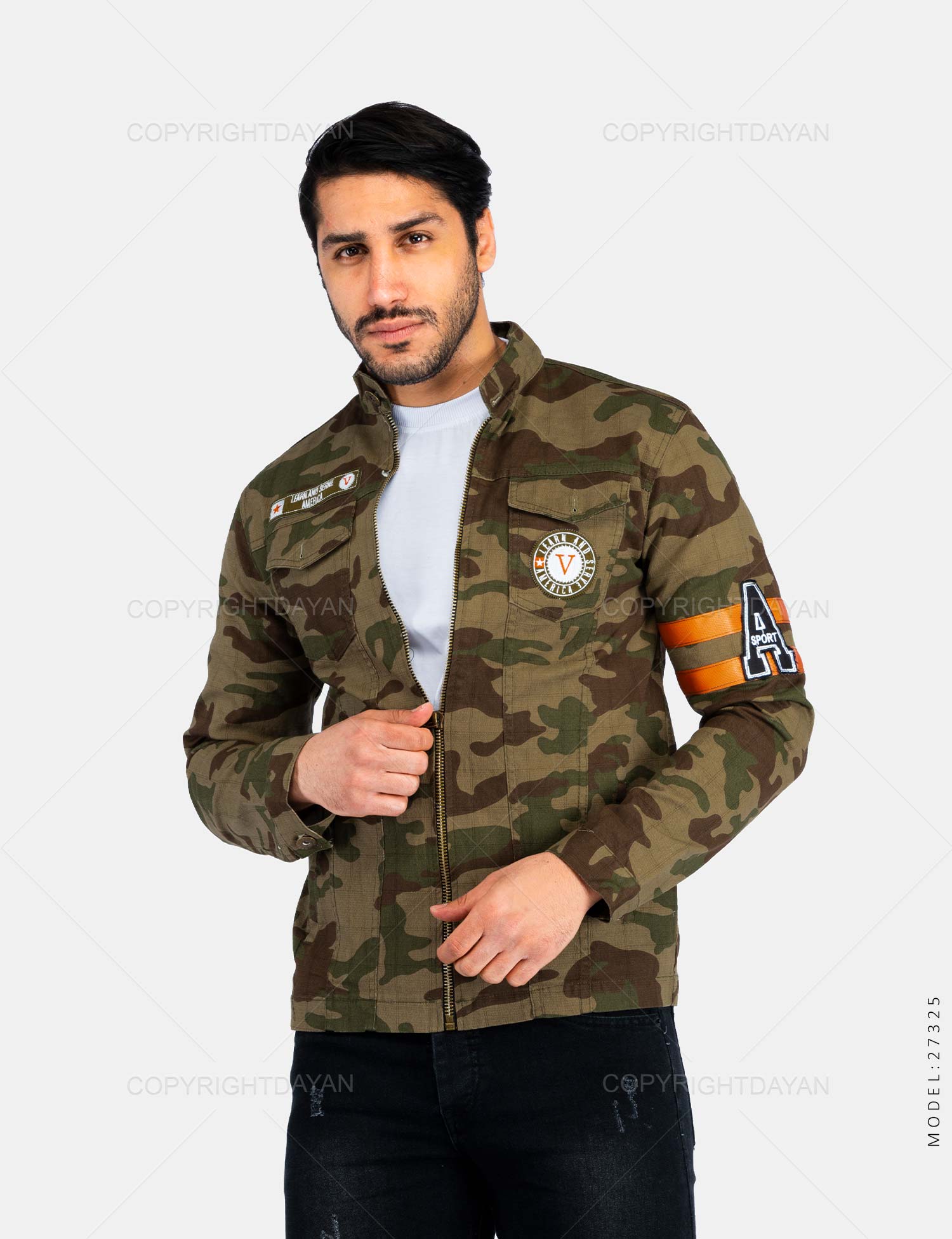 کت ارتشی مردانه مدل 27325